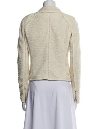 Rebecca Taylor Tweed Pattern Biker Jacket