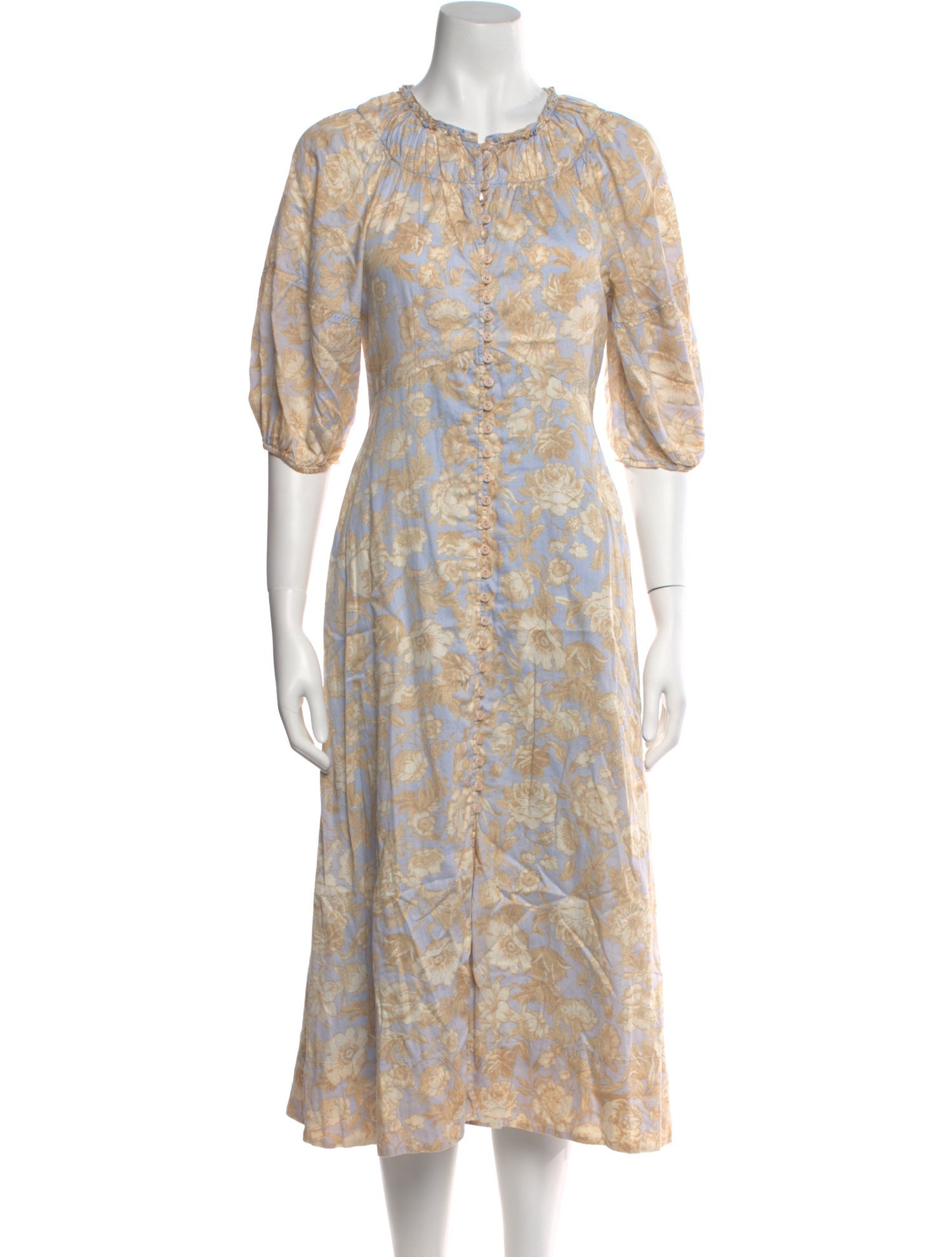 Rebecca Taylor Floral Print Midi Length Dress w/ Tags