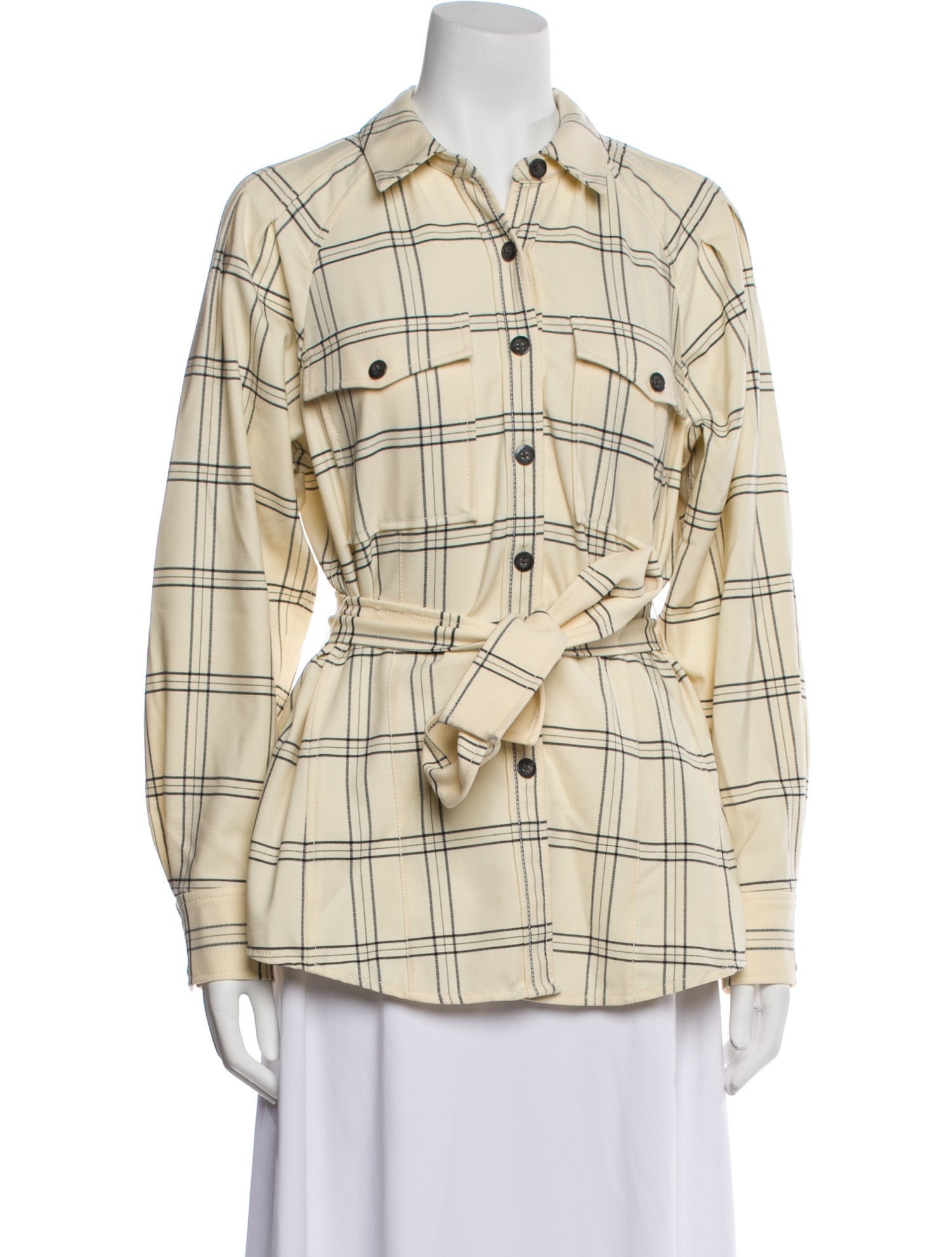 Rebecca Taylor Plaid Print Utility Jacket w/ Tags