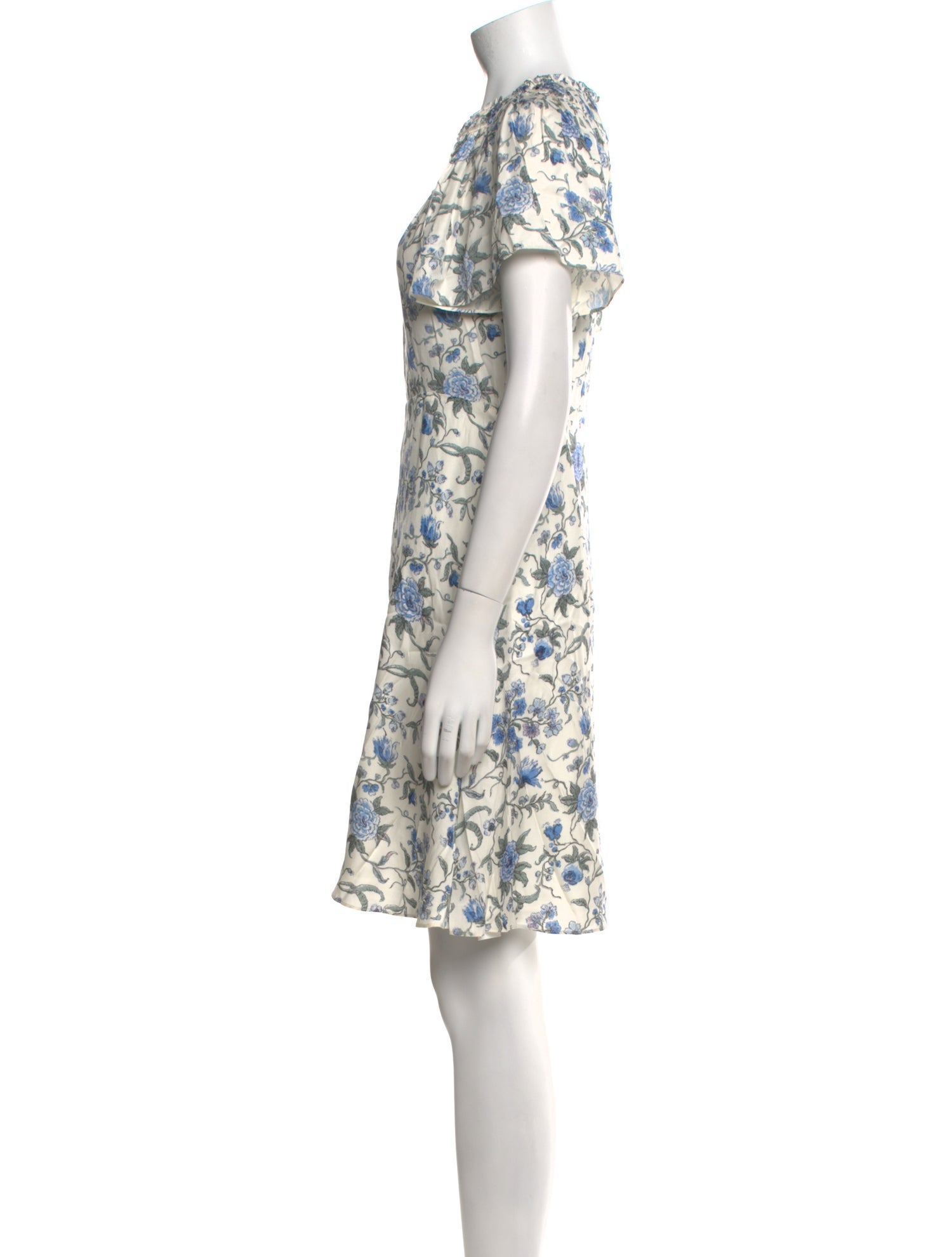 Rebecca Taylor Floral Print Mini Dress