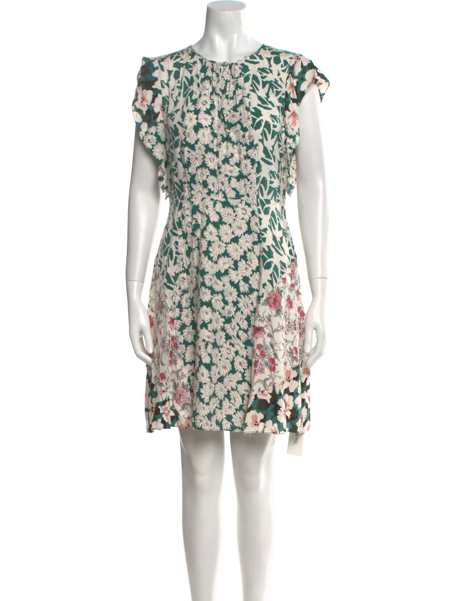 Rebecca Taylor Floral Print Mini Dress