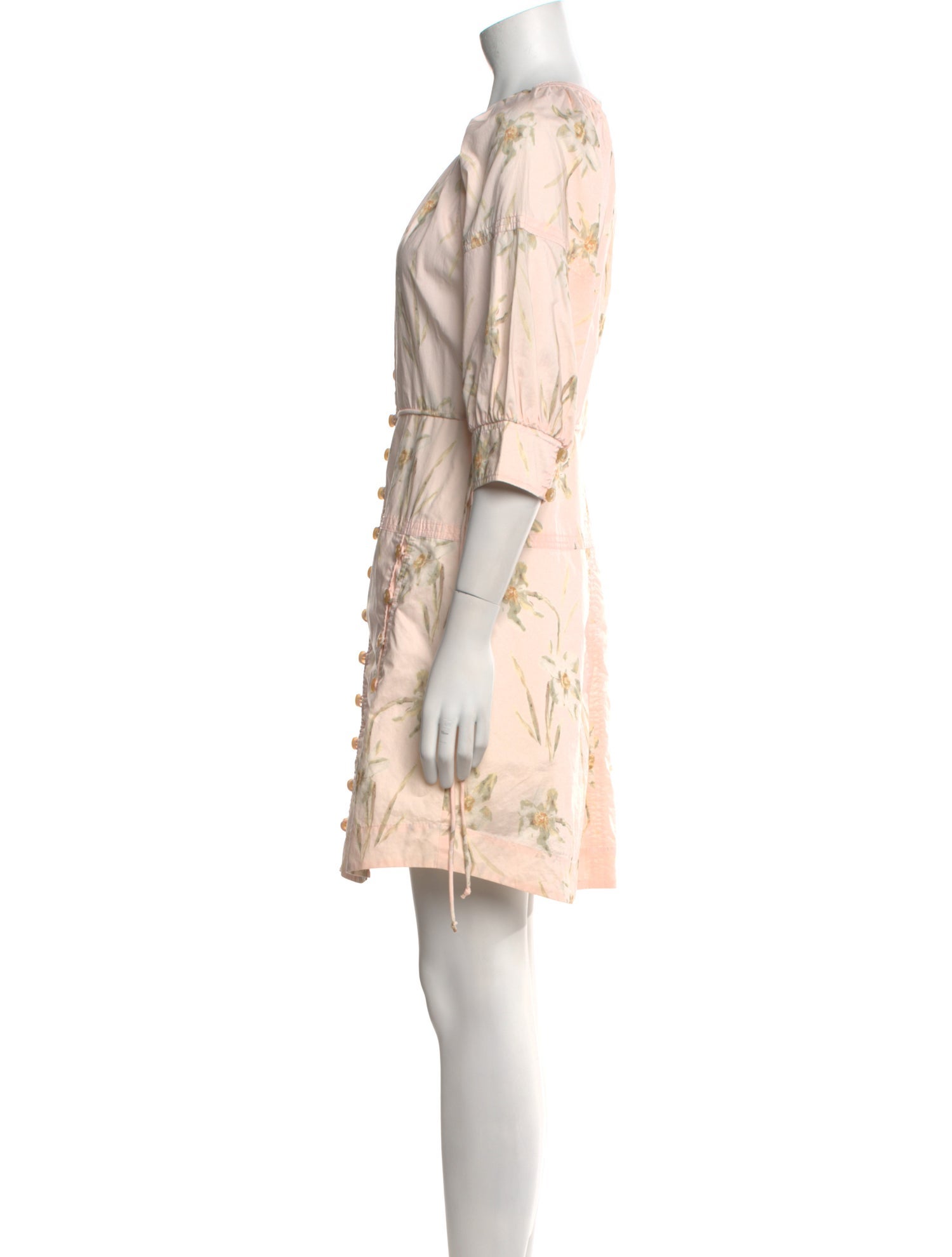 Rebecca Taylor Floral Print Mini Dress