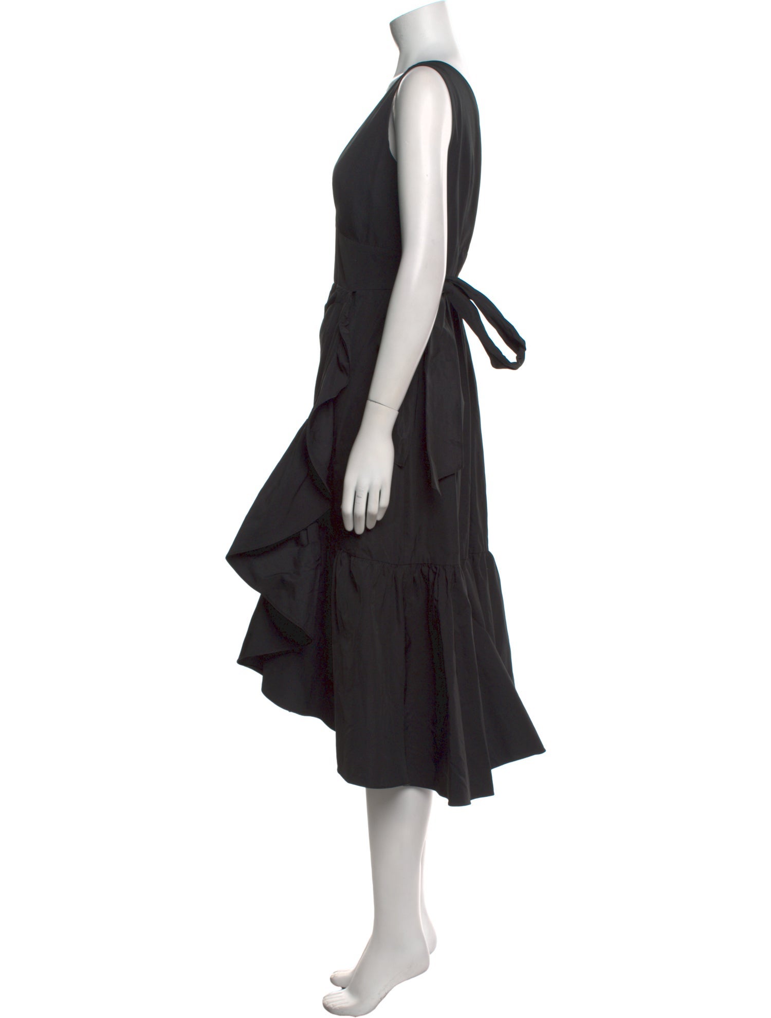 Rebecca Taylor V-Neck Midi Length Dress