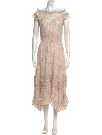 Rebecca Taylor Silk Midi Length Dress