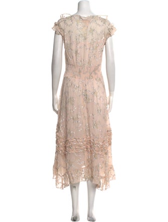 Rebecca Taylor Silk Midi Length Dress