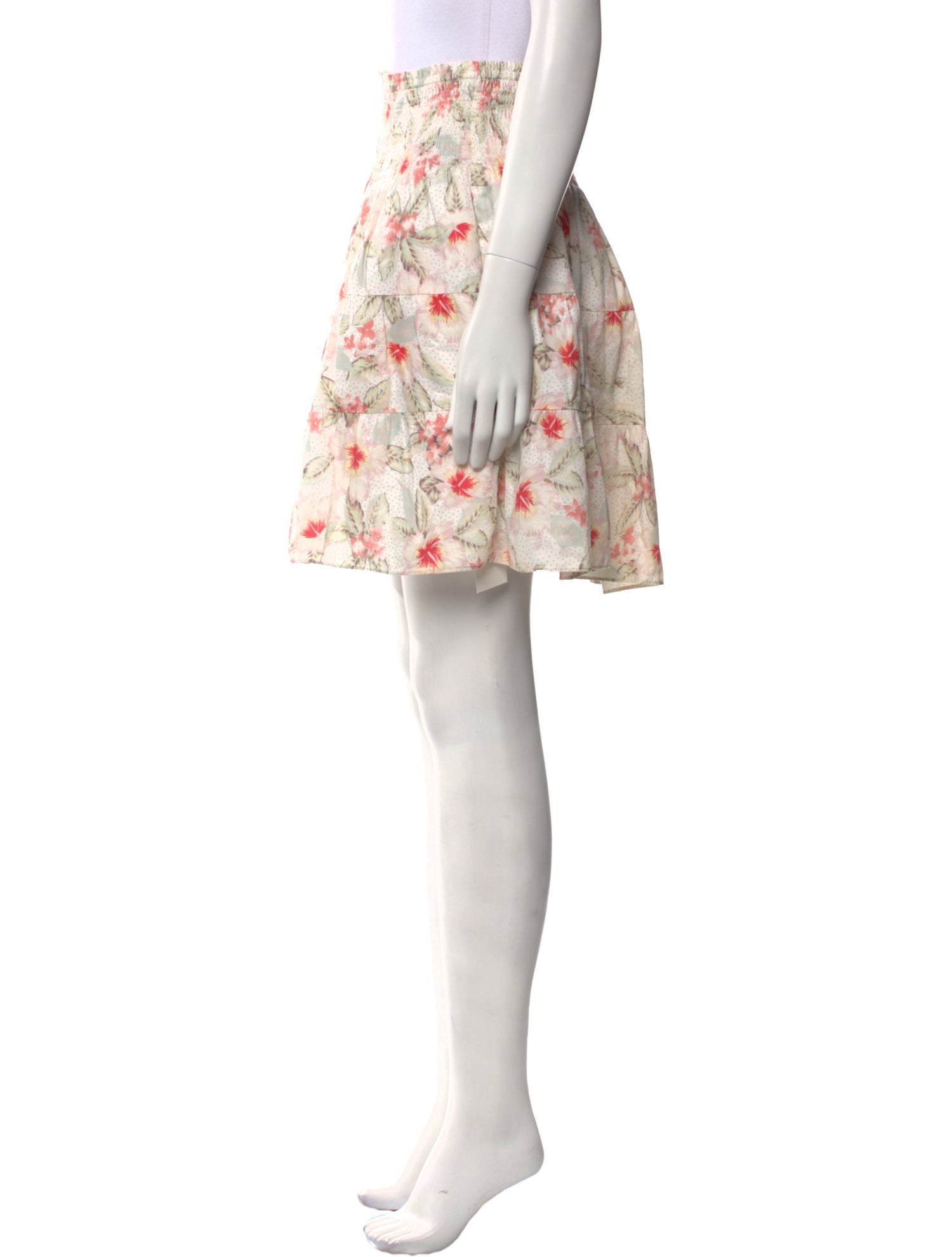 Rebecca Taylor Floral Print Mini Skirt w/ Tags