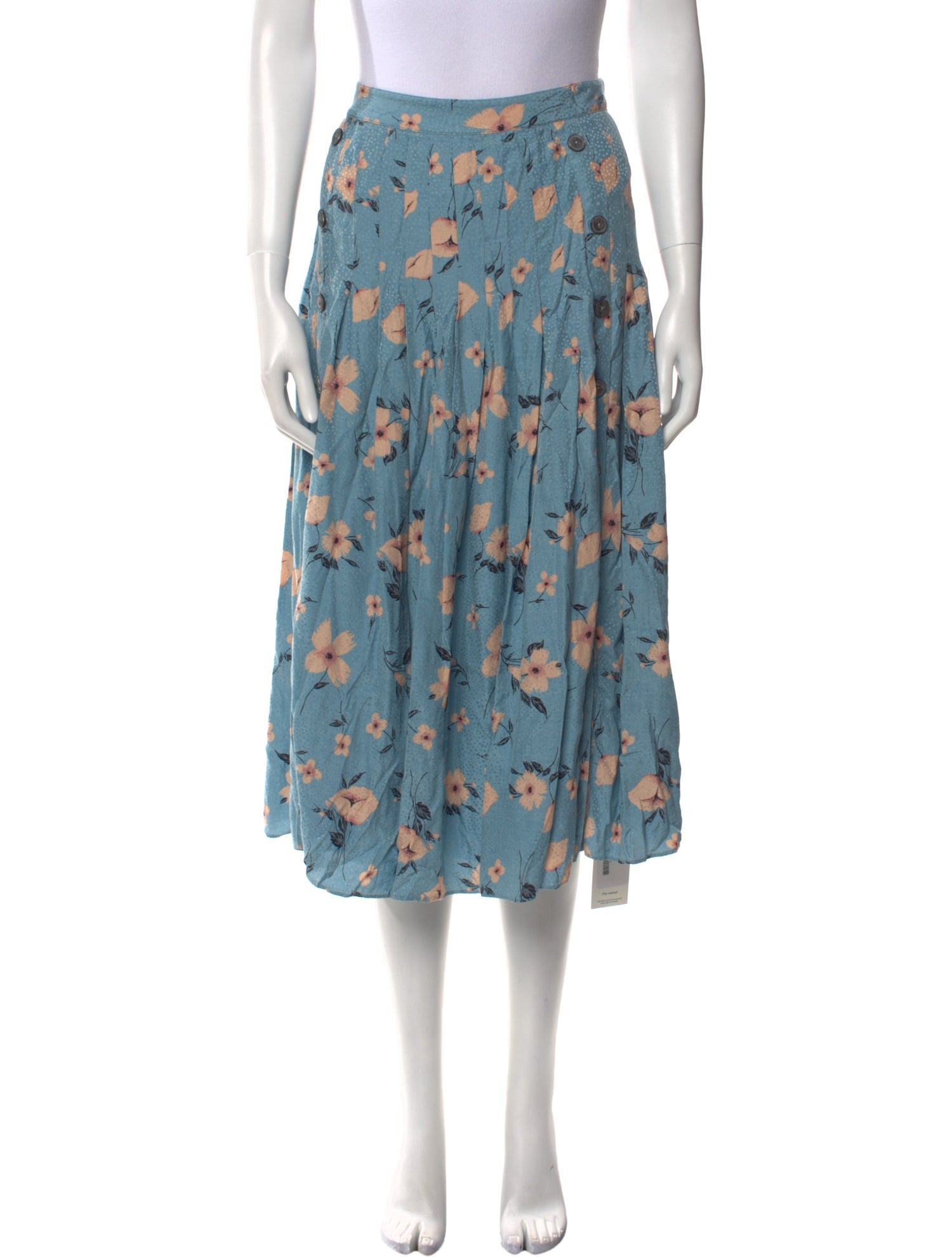 Rebecca Taylor Floral Print Midi Length Skirt w/ Tags