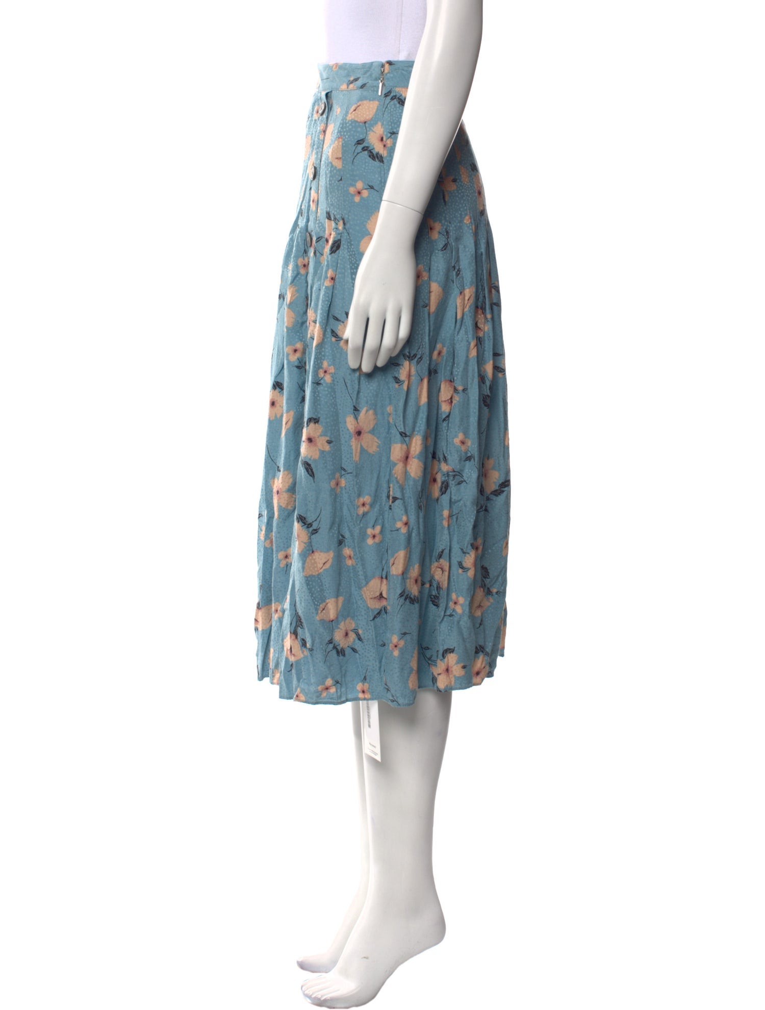 Rebecca Taylor Floral Print Midi Length Skirt w/ Tags