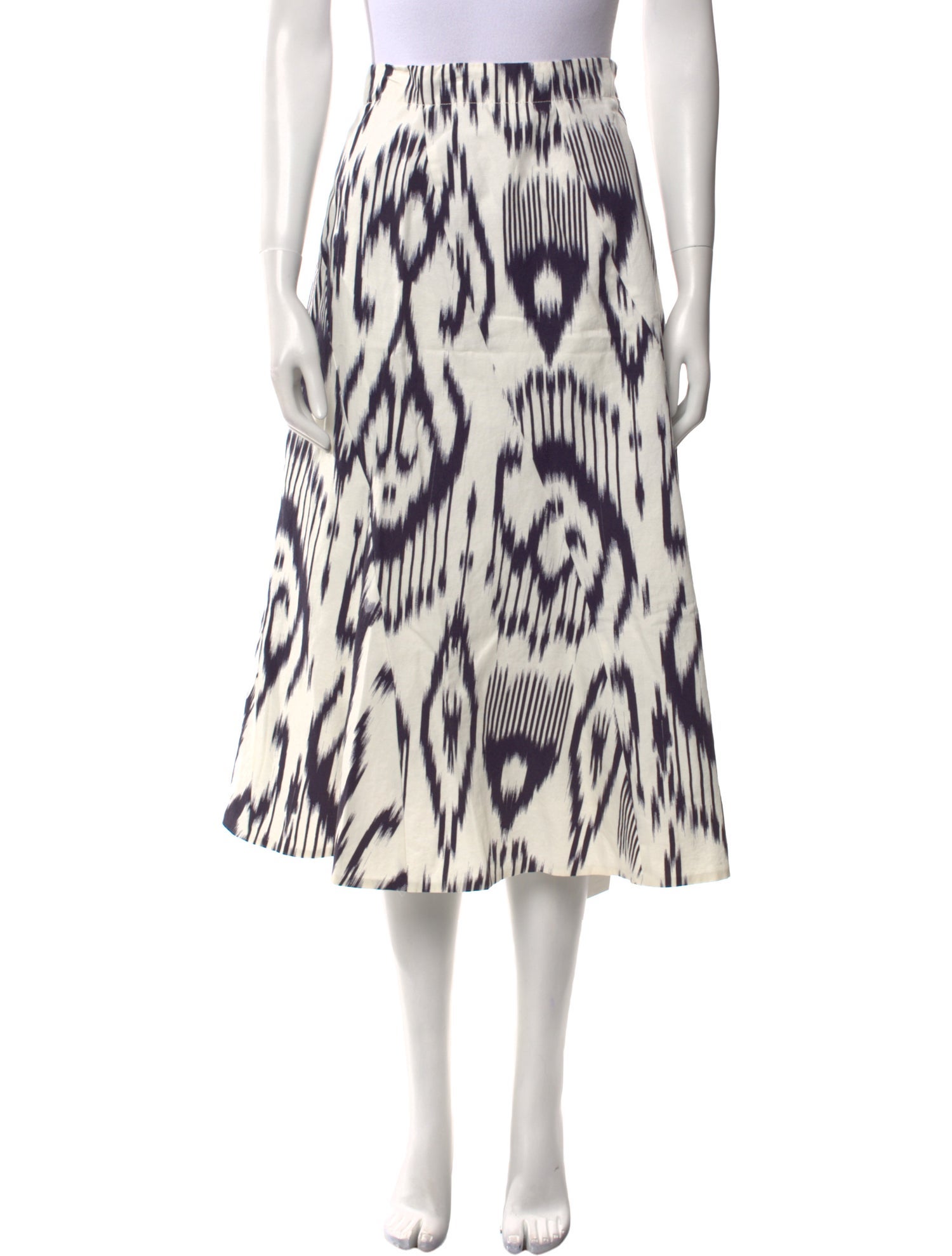 Rebecca Taylor Printed Midi Length Skirt w/ Tags