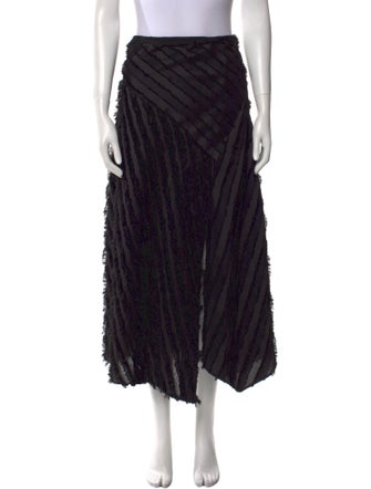 Rebecca Taylor Striped Midi Length Skirt w/ Tags