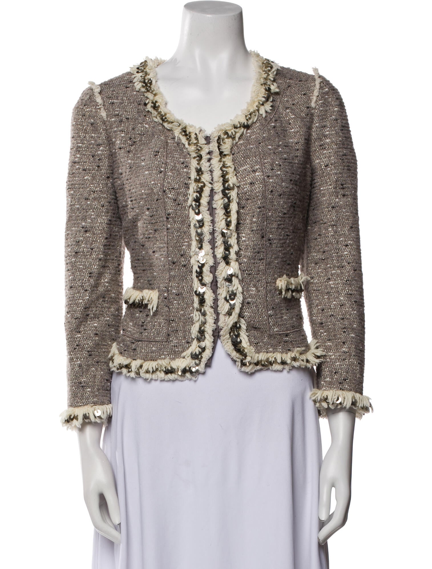 Rebecca Taylor Tweed Pattern Evening Jacket