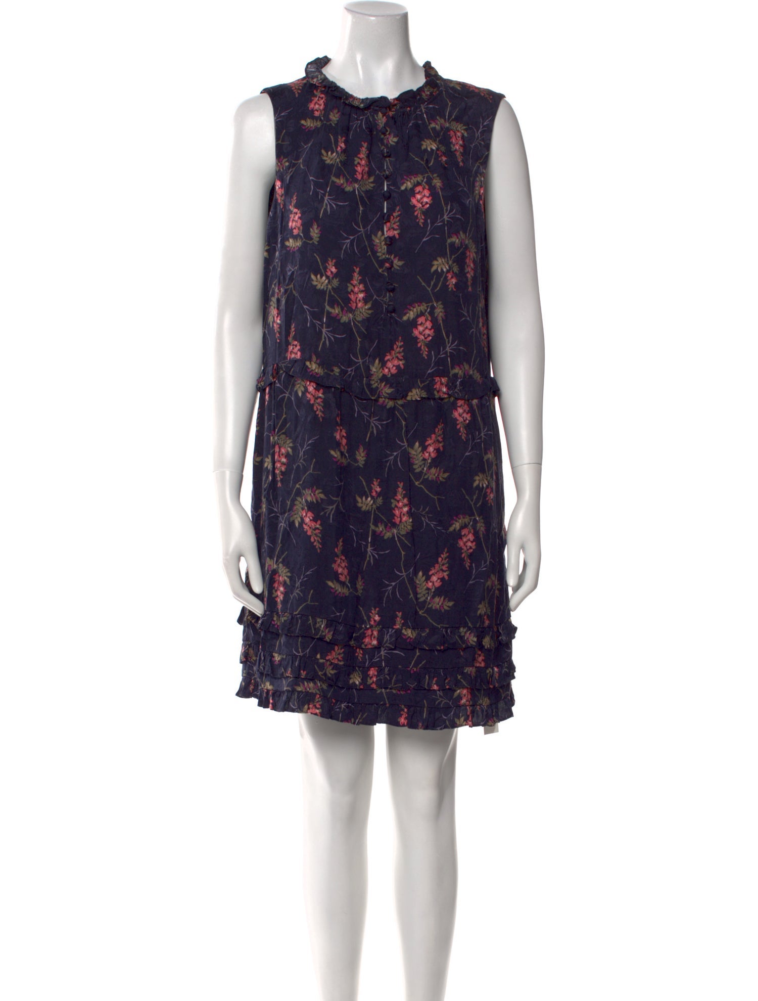 Rebecca Taylor Floral Print Mini Dress