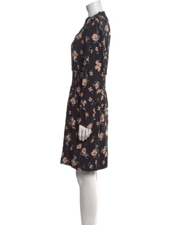 Rebecca Taylor Floral Print Mini Dress
