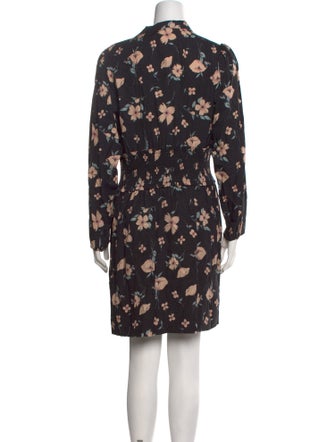 Rebecca Taylor Floral Print Mini Dress
