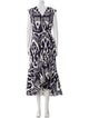 Rebecca Taylor Printed Long Dress