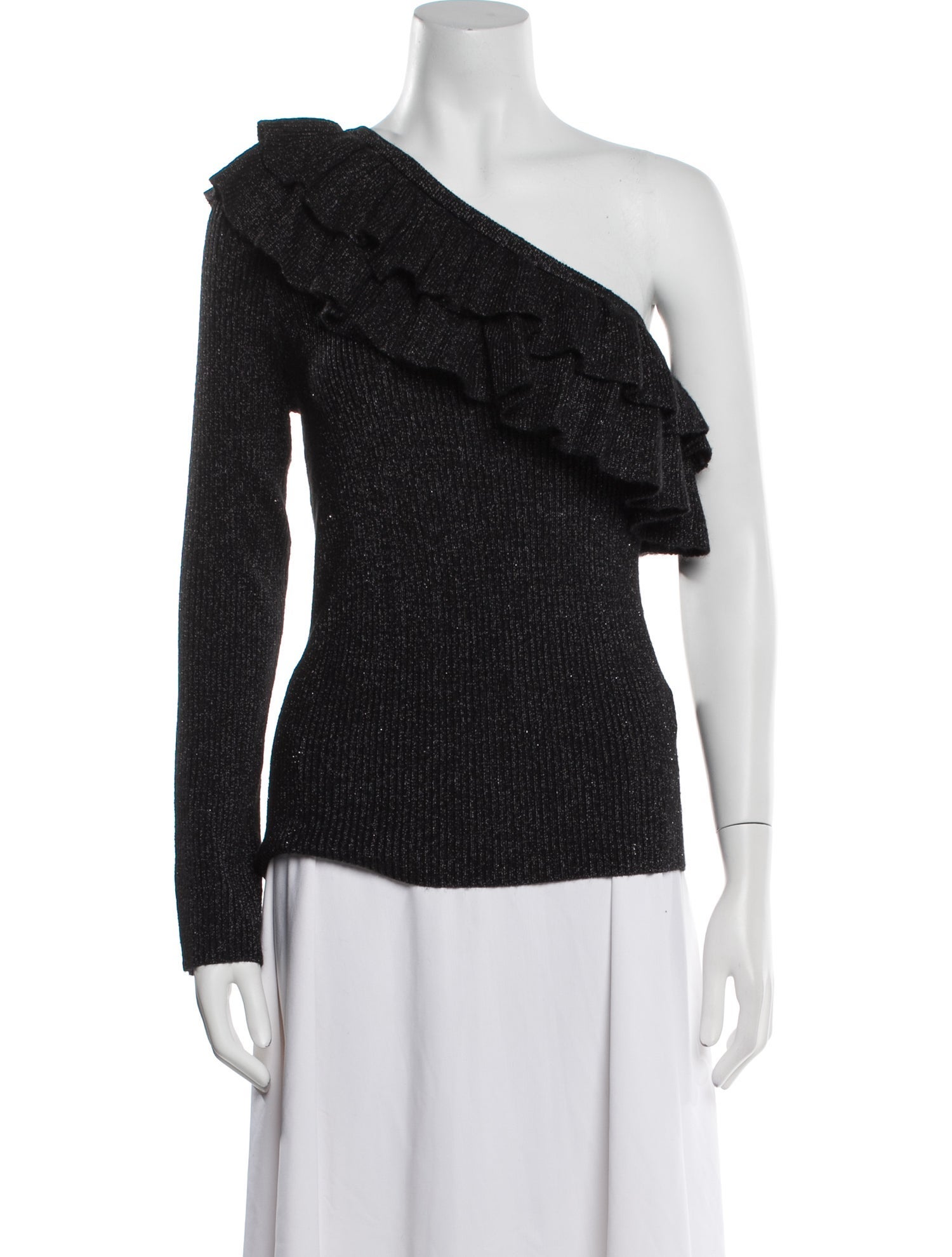 Rebecca Taylor One-Shoulder Sweater