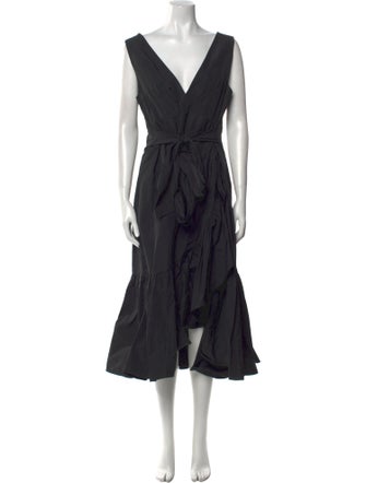 Rebecca Taylor V-Neck Long Dress