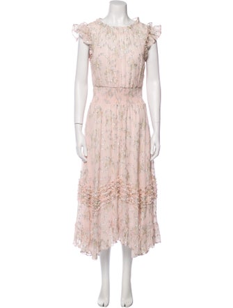 Rebecca Taylor Silk Midi Length Dress