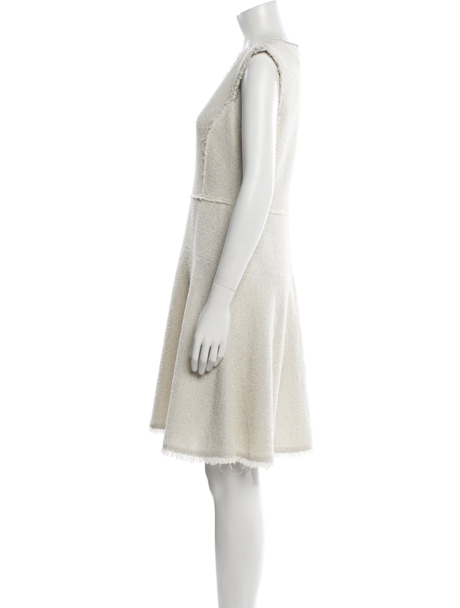 Rebecca Taylor V-Neck Knee-Length Dress