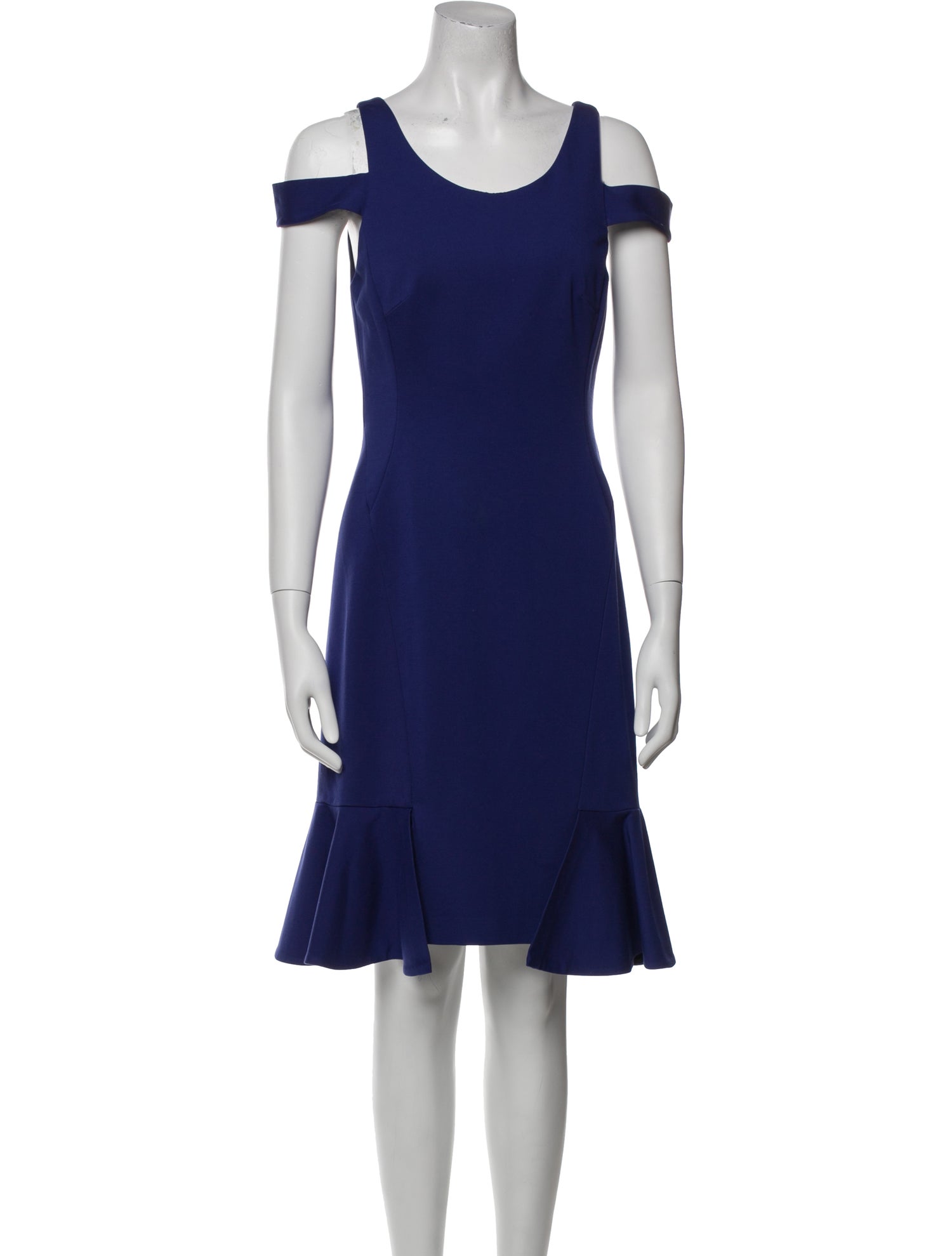 Rebecca Taylor Scoop Neck Knee-Length Dress