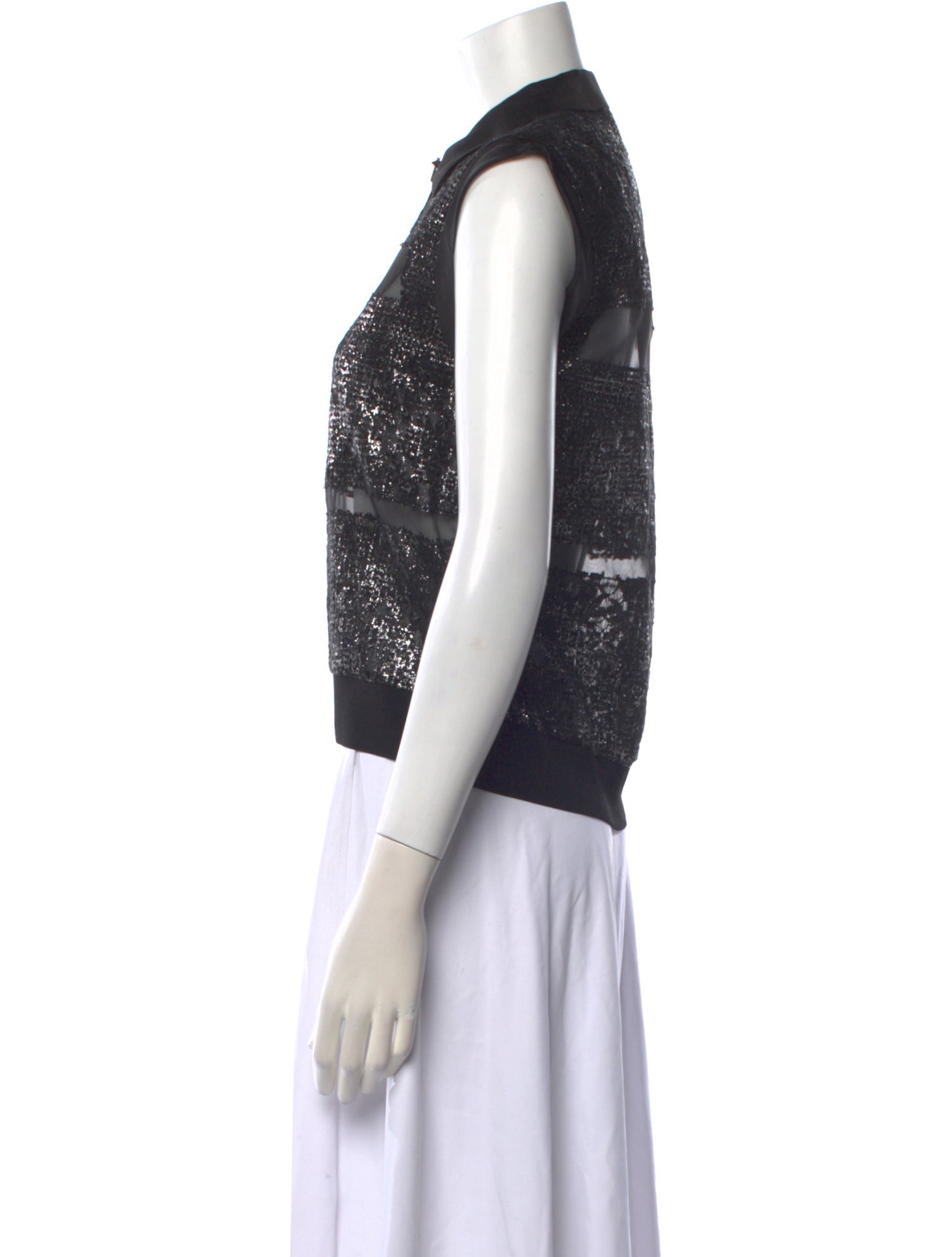 Rebecca Taylor Silk Crew Neck Top w/ Tags