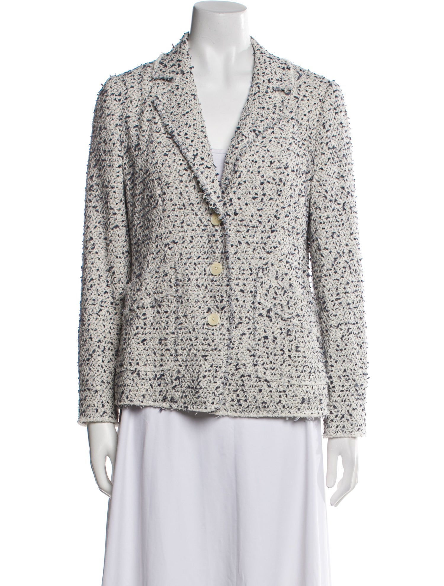 Rebecca Taylor Tweed Pattern Blazer