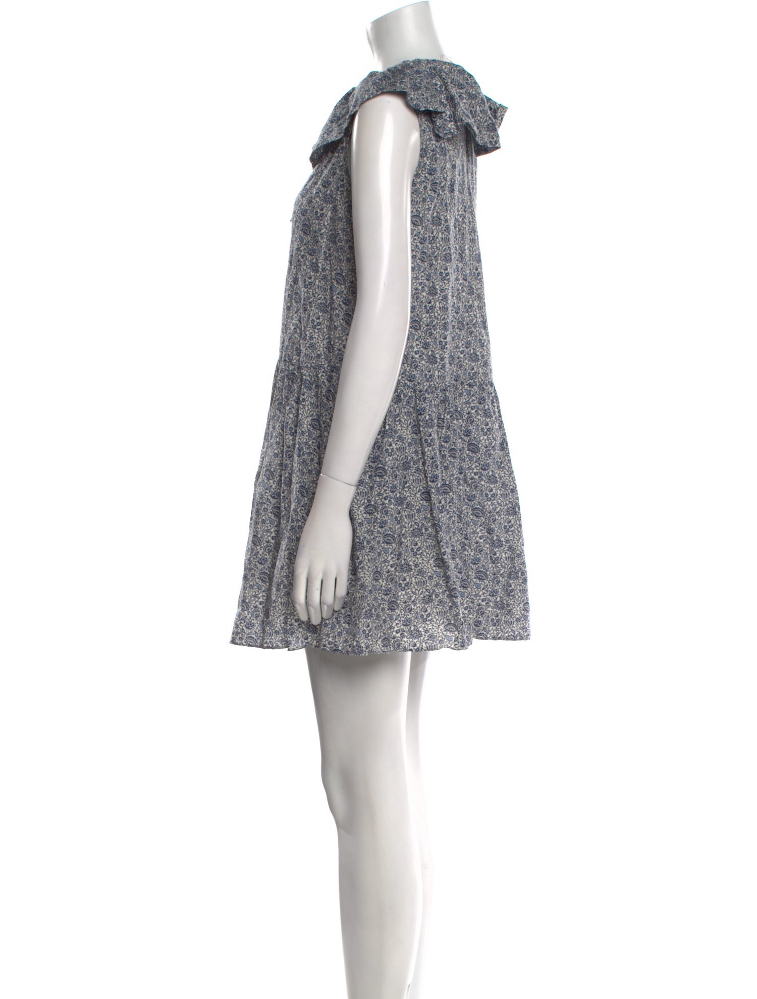 Rebecca Taylor Floral Print Mini Dress