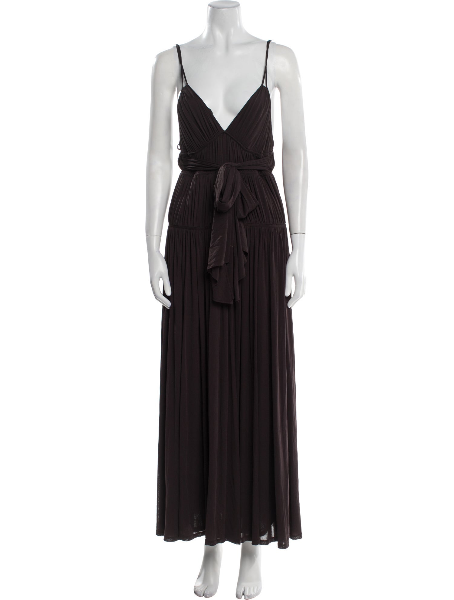 Rebecca Taylor Plunge Neckline Long Dress