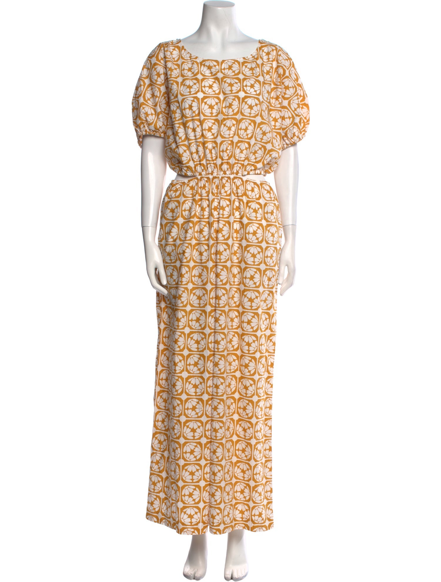 Rebecca Taylor Printed Scoop Neck Jumpsuit