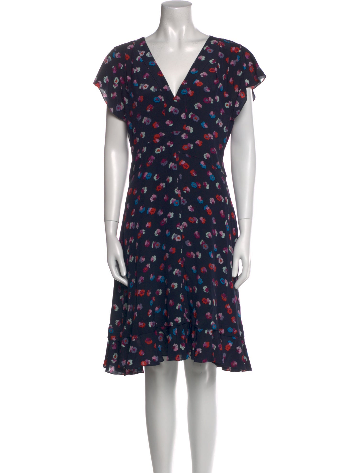 Rebecca Taylor Silk Knee-Length Dress