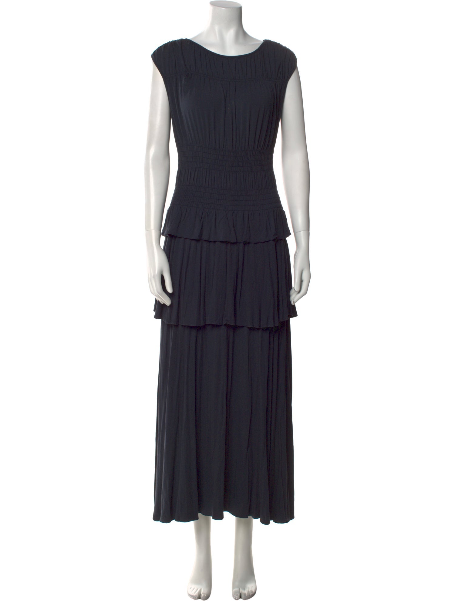 Rebecca Taylor Scoop Neck Long Dress