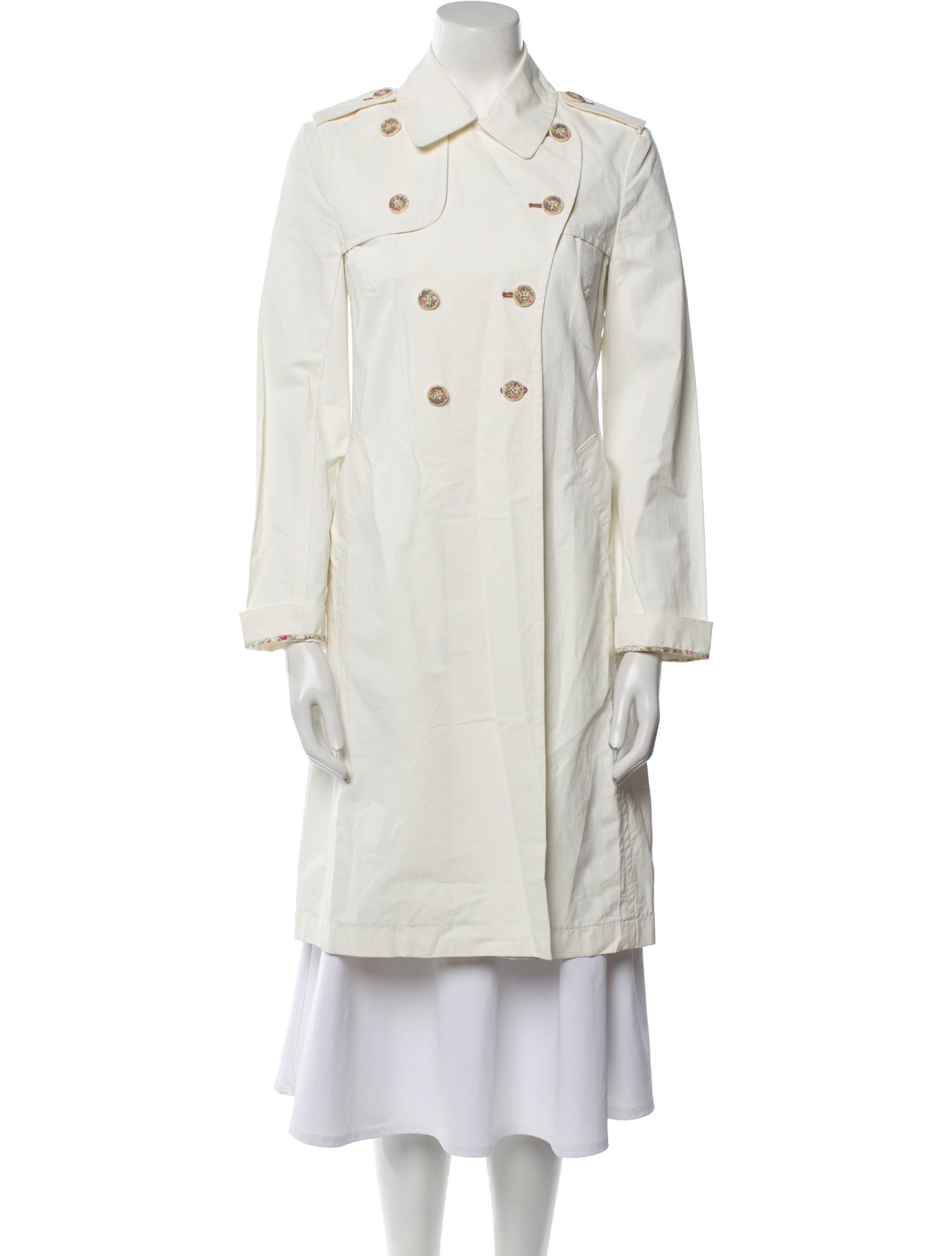 Rebecca Taylor Linen Trench Coat