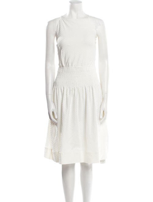 Rebecca Taylor Bateau Neckline Knee-Length Dress