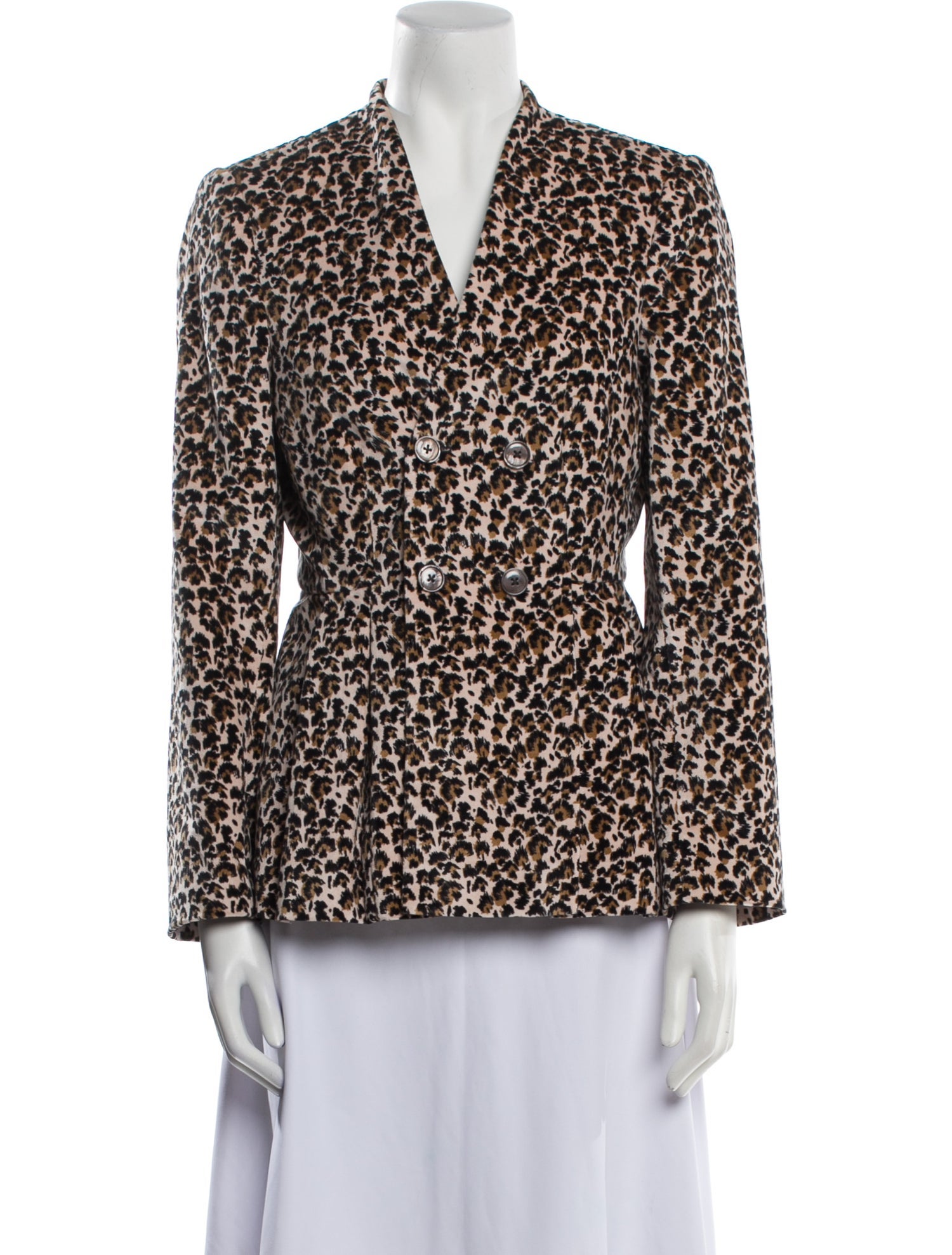 Rebecca Taylor Animal Print Blazer