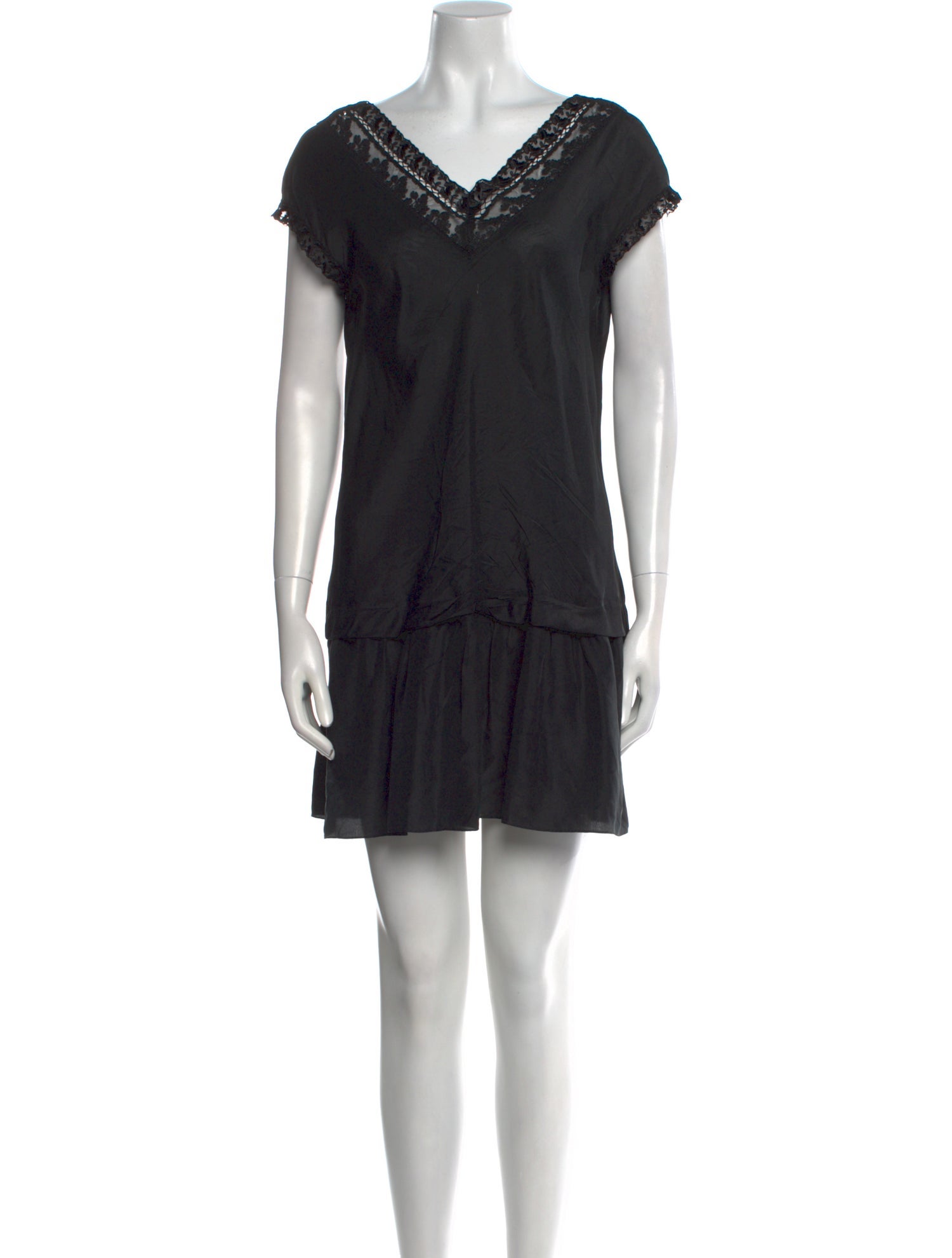 Rebecca Taylor V-Neck Mini Dress