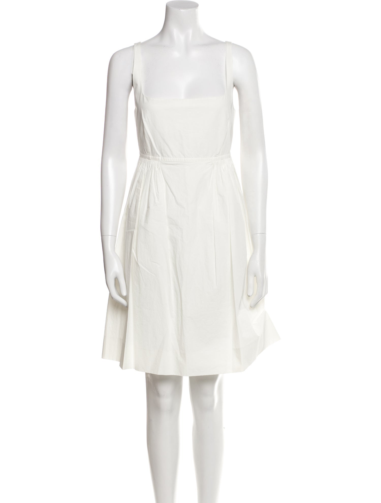 Rebecca Taylor Square Neckline Knee-Length Dress