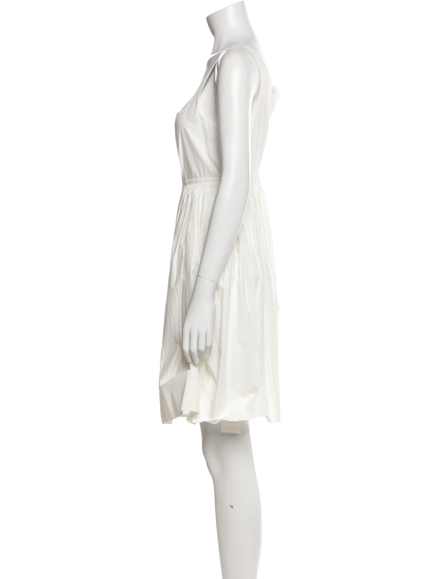 Rebecca Taylor Square Neckline Knee-Length Dress