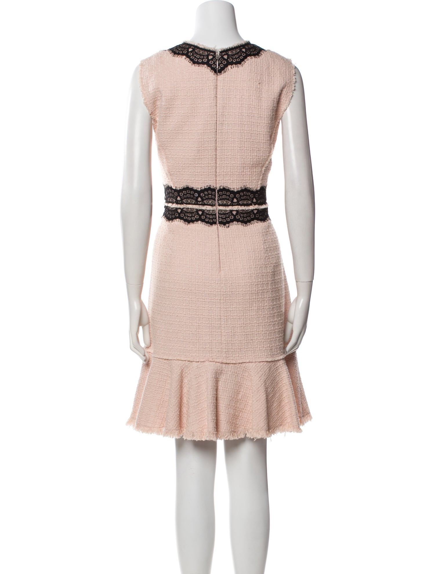 Rebecca Taylor V-Neck Knee-Length Dress