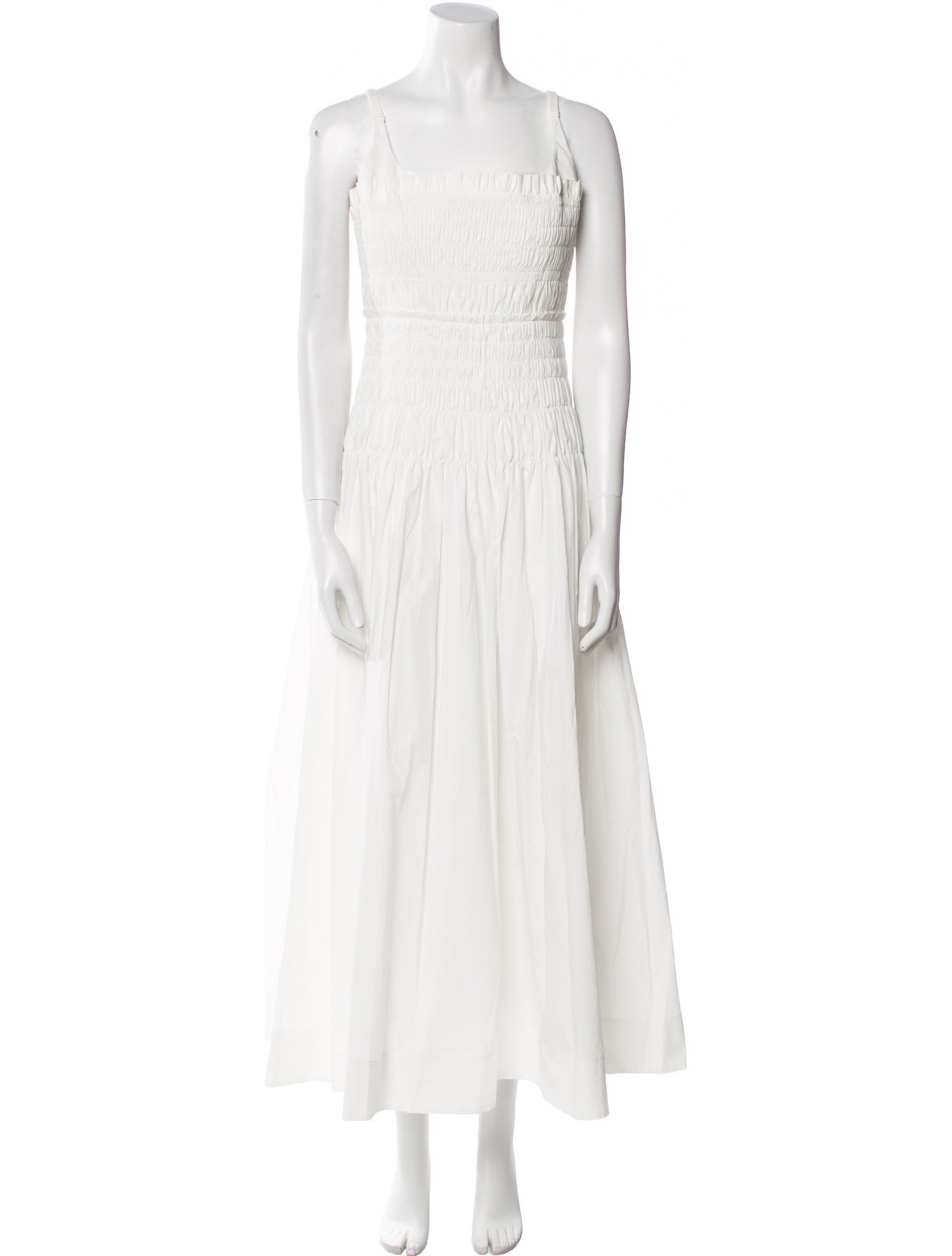 Rebecca Taylor Square Neckline Long Dress