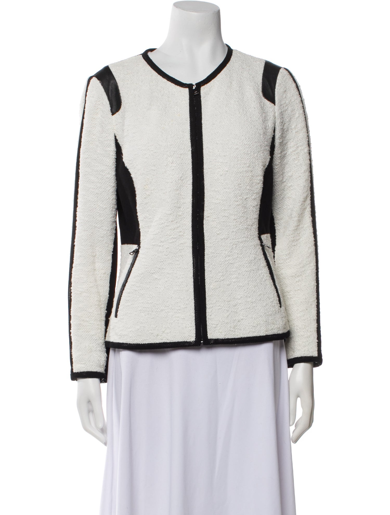 Rebecca Taylor Colorblock Pattern Evening Jacket