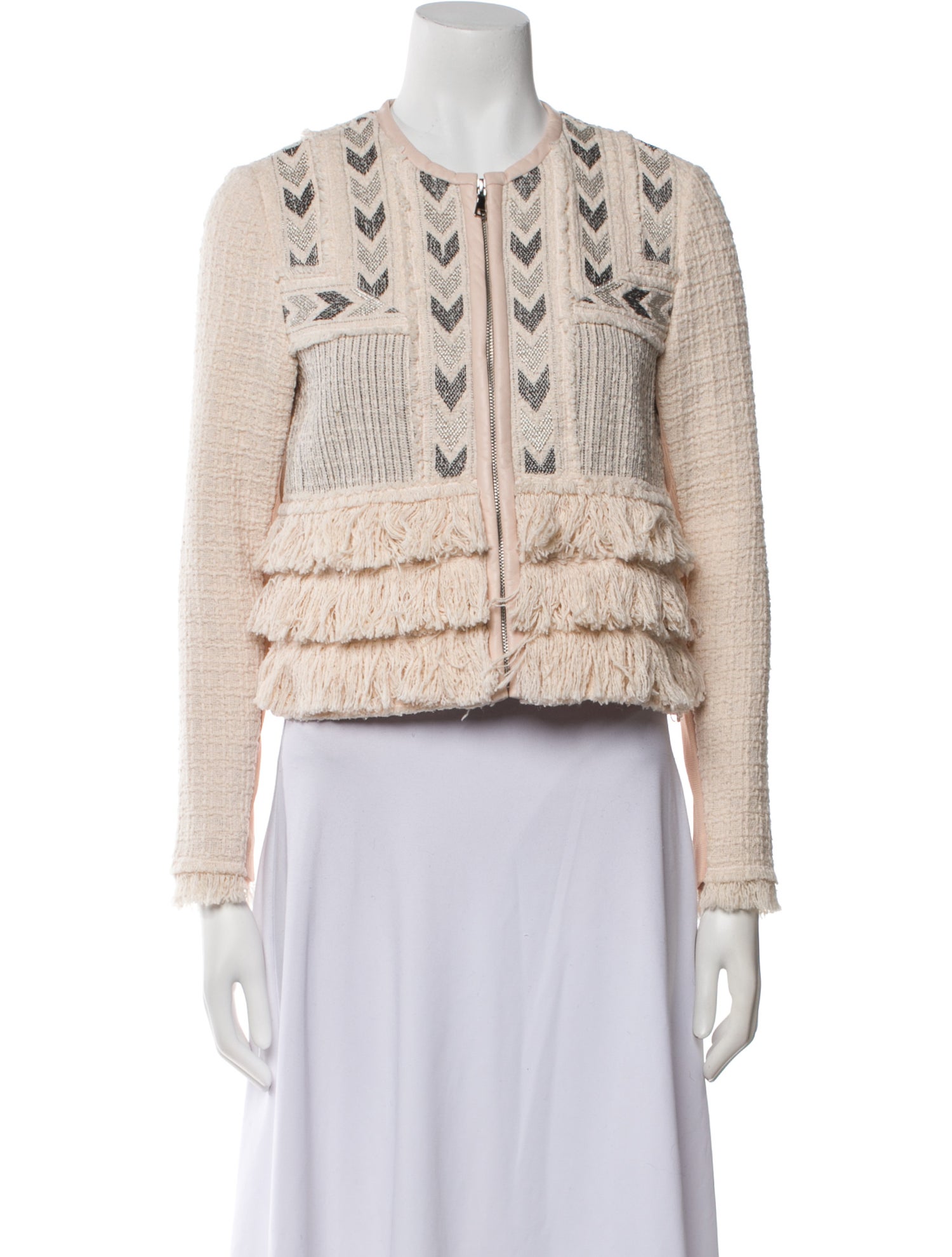 Rebecca Taylor Tweed Pattern Bolero