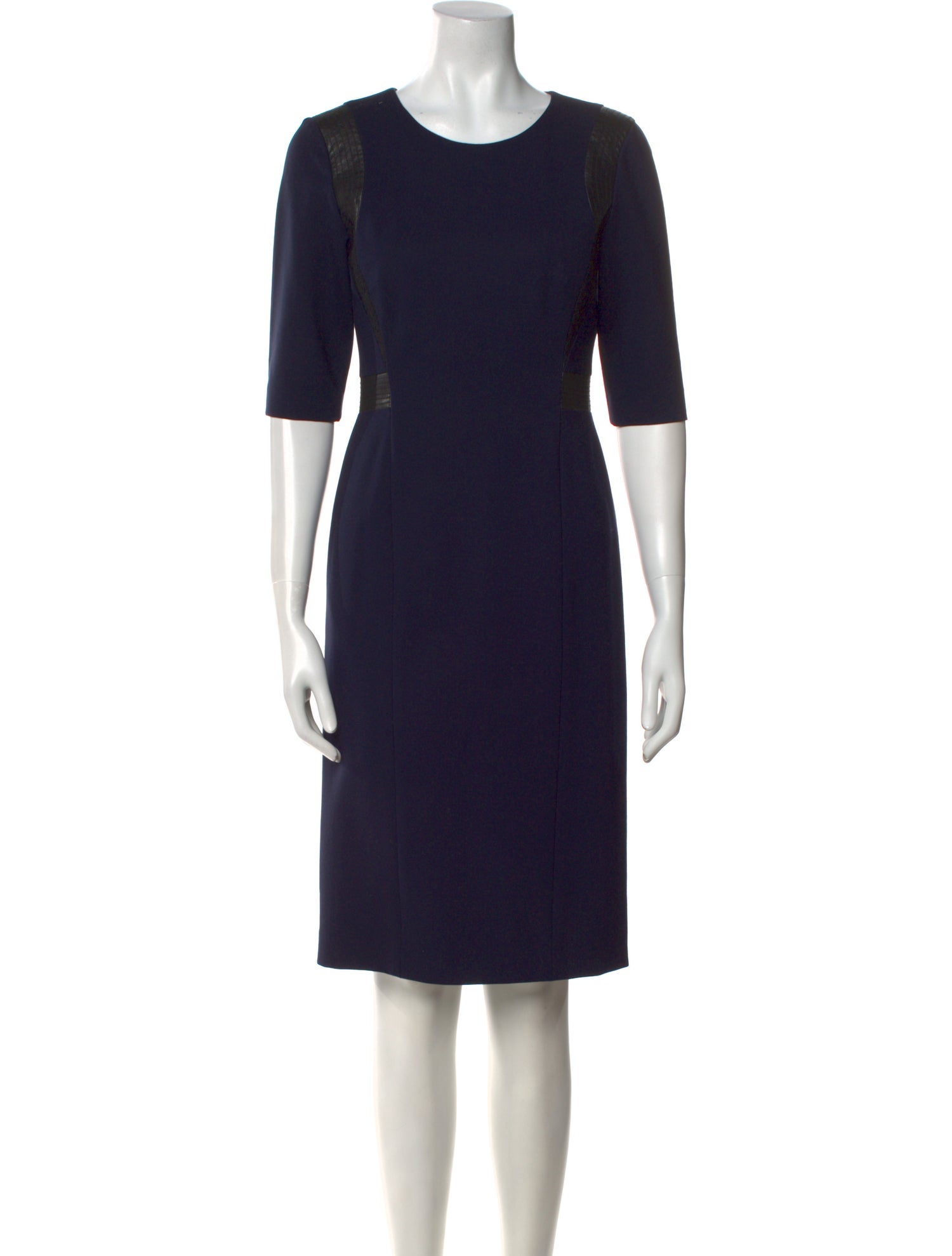 Rebecca Taylor Crew Neck Knee-Length Dress