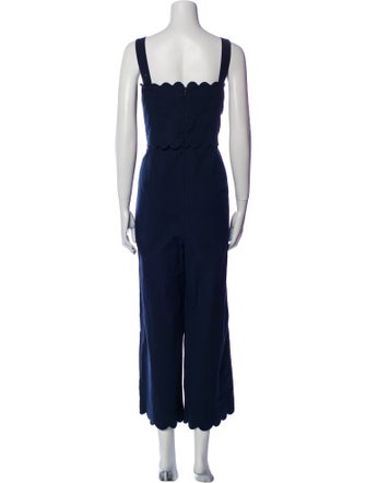 Rebecca Taylor Square Neckline Jumpsuit