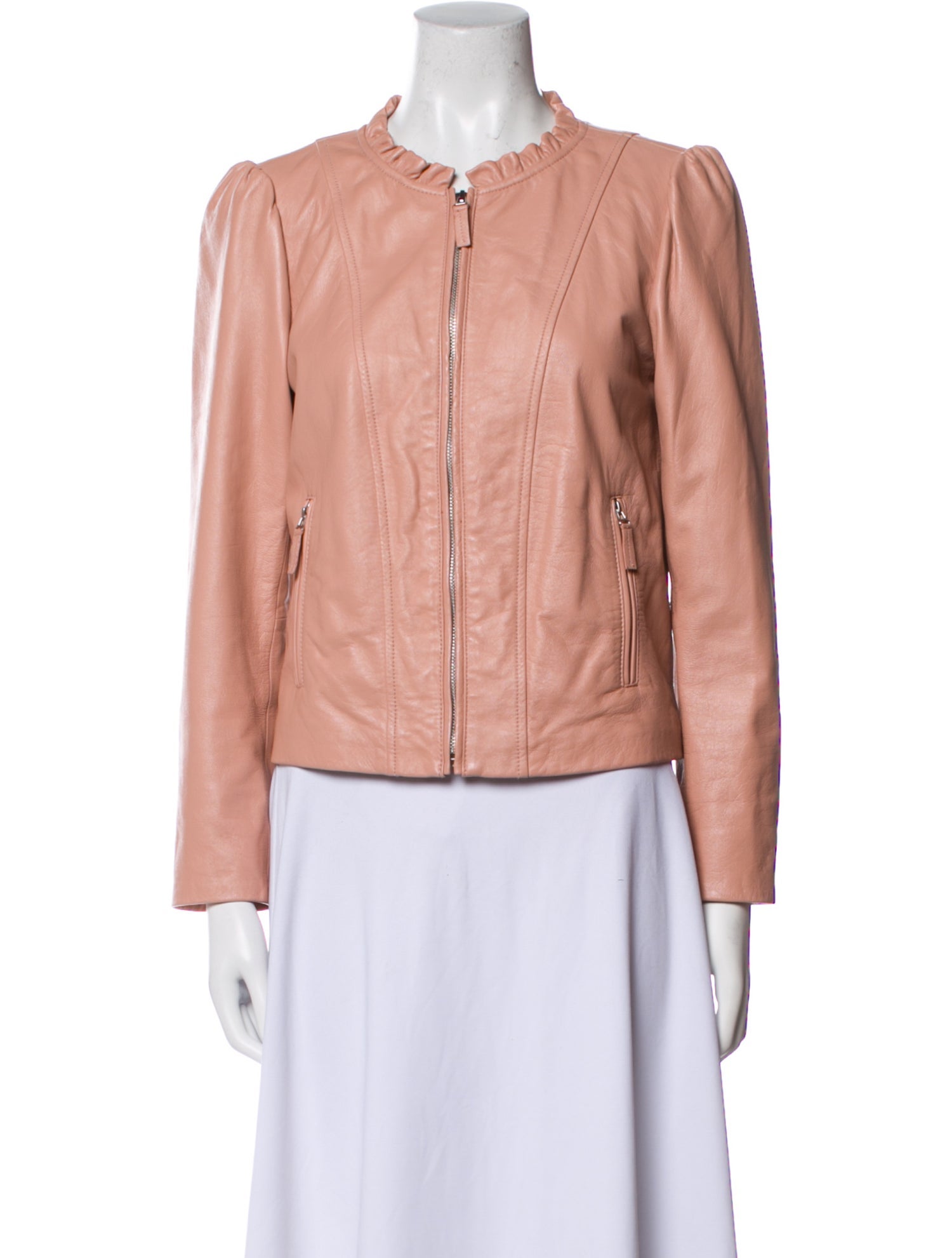 Rebecca Taylor Leather Evening Jacket