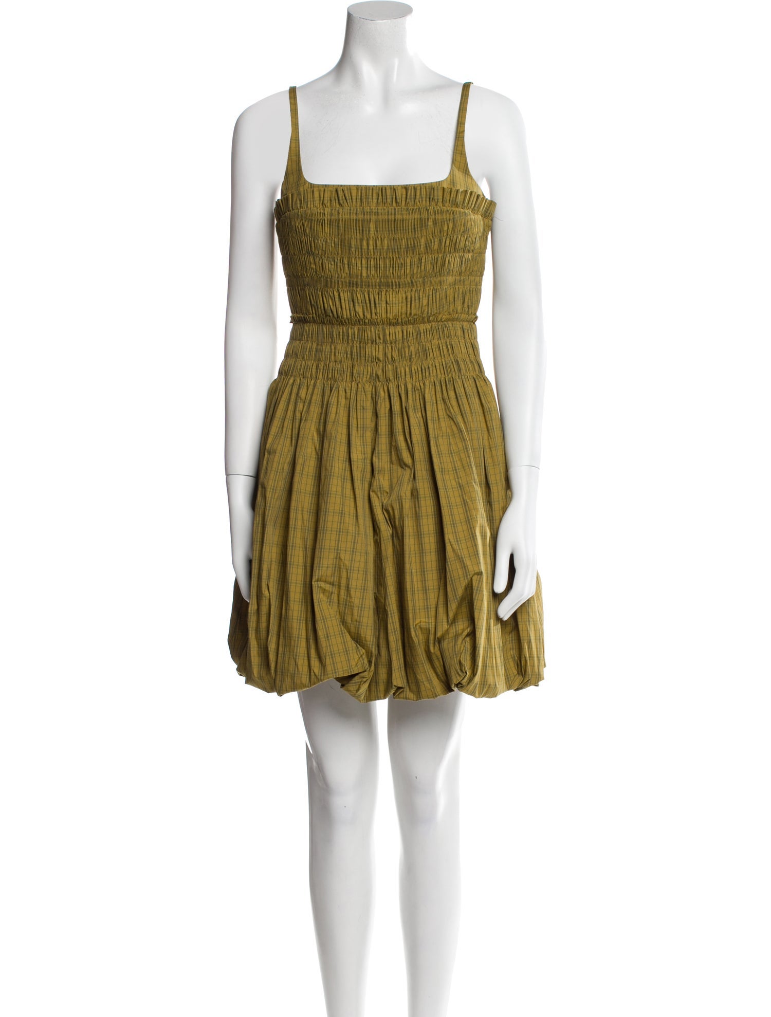 Rebecca Taylor Square Neckline Mini Dress