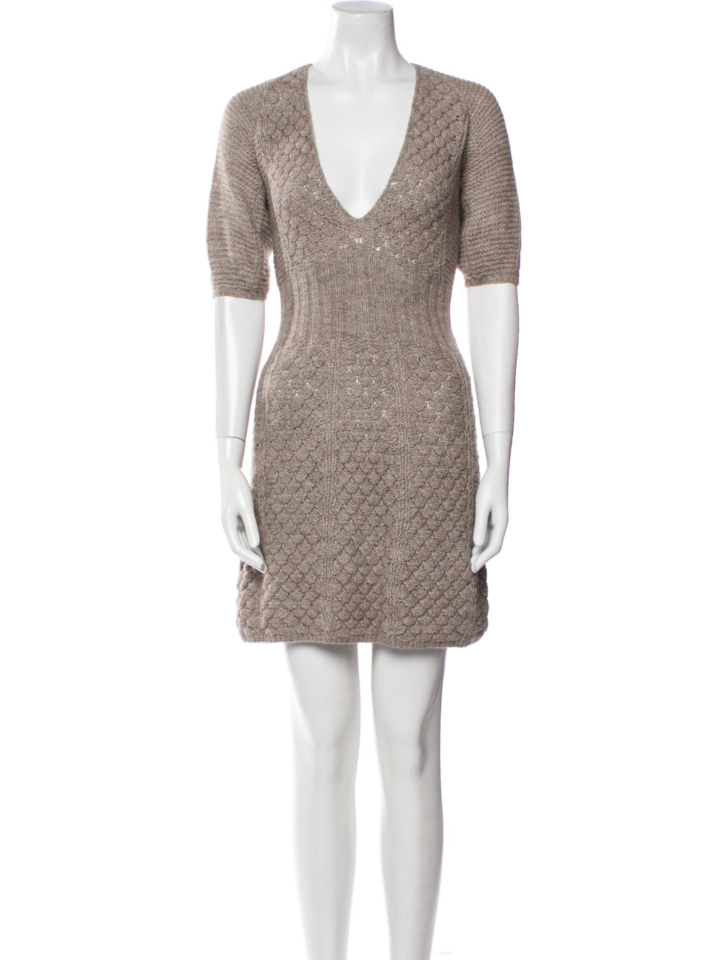 Rebecca Taylor V-Neck Mini Dress