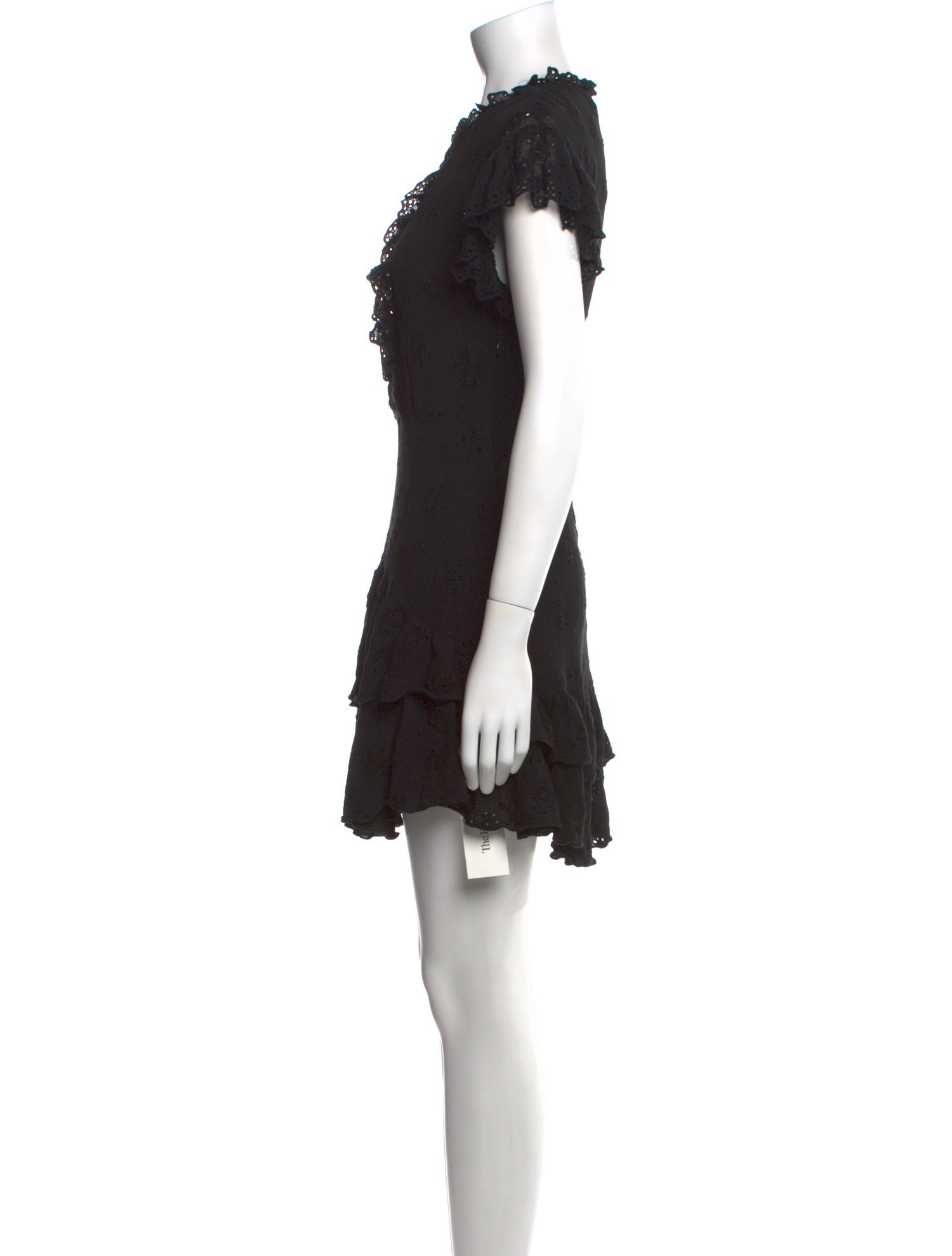 Rebecca Taylor Crew Neck Mini Dress