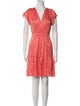 Rebecca Taylor Printed Knee-Length Dress