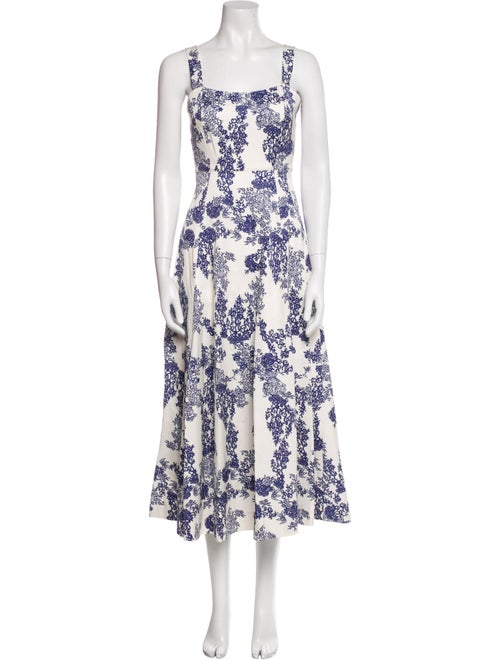 Rebecca Taylor Floral Print Long Dress