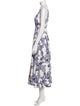 Rebecca Taylor Floral Print Long Dress